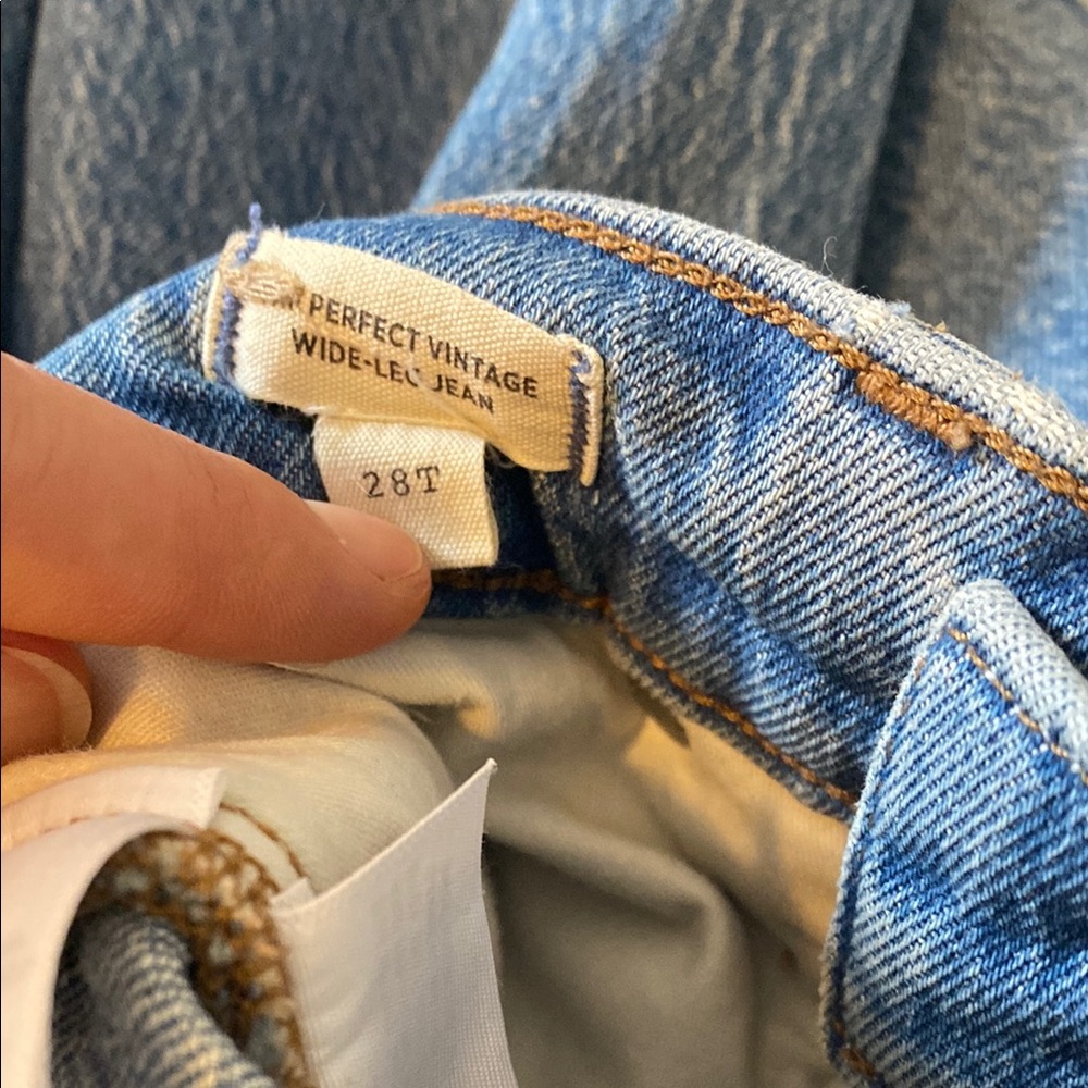 Madewell The Perfect Vintage Wide-Leg Jean 28T - Picture 10 of 11